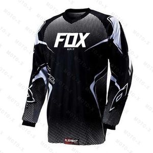 Heren T-shirts 2022 Heren Downhill Jerseys Hpit Fox Mountain Bike Mtb Shirts Offroad DH Motorfiets Jersey Motocross Sportwear kledingfiets