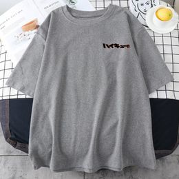 Mens T-shirts 2023 Haikyuu Anime Print Men Vintage Casual All-Math Tops Breathable Street Hip Hop Hop Sleeve Sleeve O-Neck MANS COTTON CLO 357