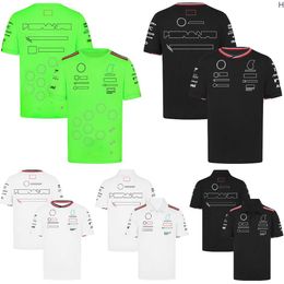 T-shirts masculins 2024 F1 T-shirt T-shirt T-shirt Polo Polo Fans de voitures neuves Jersey décontractée Tops Summer Clothing MDU4