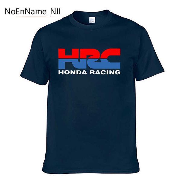 Camisetas para hombre 2024 Camiseta para hombre Honda Racing HRC Marca de motocicleta Tops Ropa de verano popular Moda Algodón O Cuello Manga corta 022223H