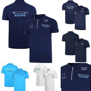 T-shirts pour hommes 2024 Nouveau F1 Racing Team Polo T-shirt Formule 1 Pilote Polos T-shirts Motorsport Summer Brand Hommes Manches courtes Haut respirant P0VR