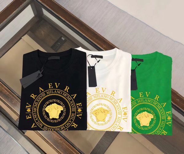 Camisetas de hombre 2024 Summer Mensificador de diseño para mujeres Tamiseta de moda impresa camiseta de algodón de algodón de calidad superior letras de manga corta impresión tops rango de tamaño s-4xl