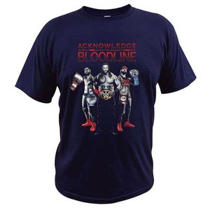 Les t-shirts pour hommes reconnaissent le T-shirt de Bloodline T-shirt Wrestling 2022 Nouveau t-shirt Unisexe Novely Tee Shirt 100% coton UE Taille 523