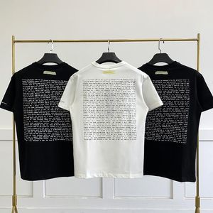 T-shirts pour hommes aderorror hommes femmes Summer Street Style plein de lettres sur l'erreur d'ader arrière
