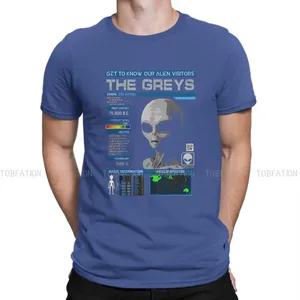 Heren t shirts Alien Ufo katoen t -shirt onze bezoekers The Grays Elegant Shirt Homme Men Kleding Big Sale