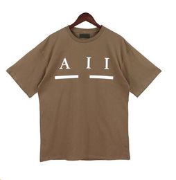 T-shirts pour hommes Amari Designer Mens T-shirts imprimé Homme Tshirt Coton Womens décontracté Tees Courte