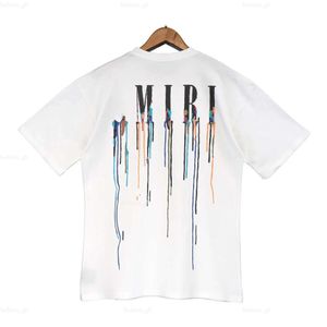 Camisetas para hombres Camisa Amirir Camisa Mujer Tops de diseño corto Camiseta Man Camina algodón Manija corta de lujo Hip Hop Streetwear Camisetas Amirity 696