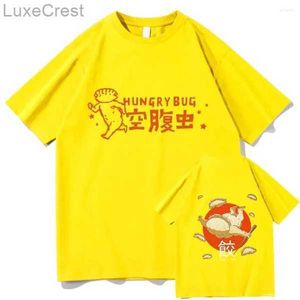 Heren T Shirts Anime Dorohedoro Hongerige Bug Manga The Gyoza Fairy Men/Women grafisch Sweatshirt Vintage Summer Cotton T-Shirt Unisex Tee
