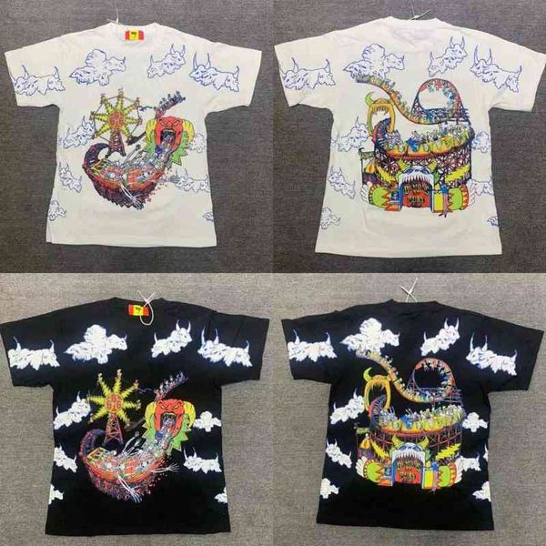 T-shirts masculins ASAP Demons en jeu Roller Coaster Tee Rap T-shirt à manches courtes T220909
