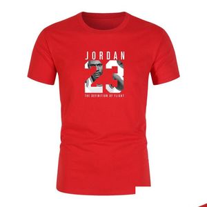 T-shirts pour hommes T-shirt de basket-ball Designer Sports Summer Custom 3D Top Imprimé Solid Round Nou T-shirt Hip Hop Hop Loose Drop Dhhqf
