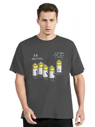 Hommes T-shirts Batterie Réunion Drôle Alcool Cadeaux Idées Chemise Style D'été Graphique Coton Streetwear T-shirt À Manches Courtes Hommes Vêtements