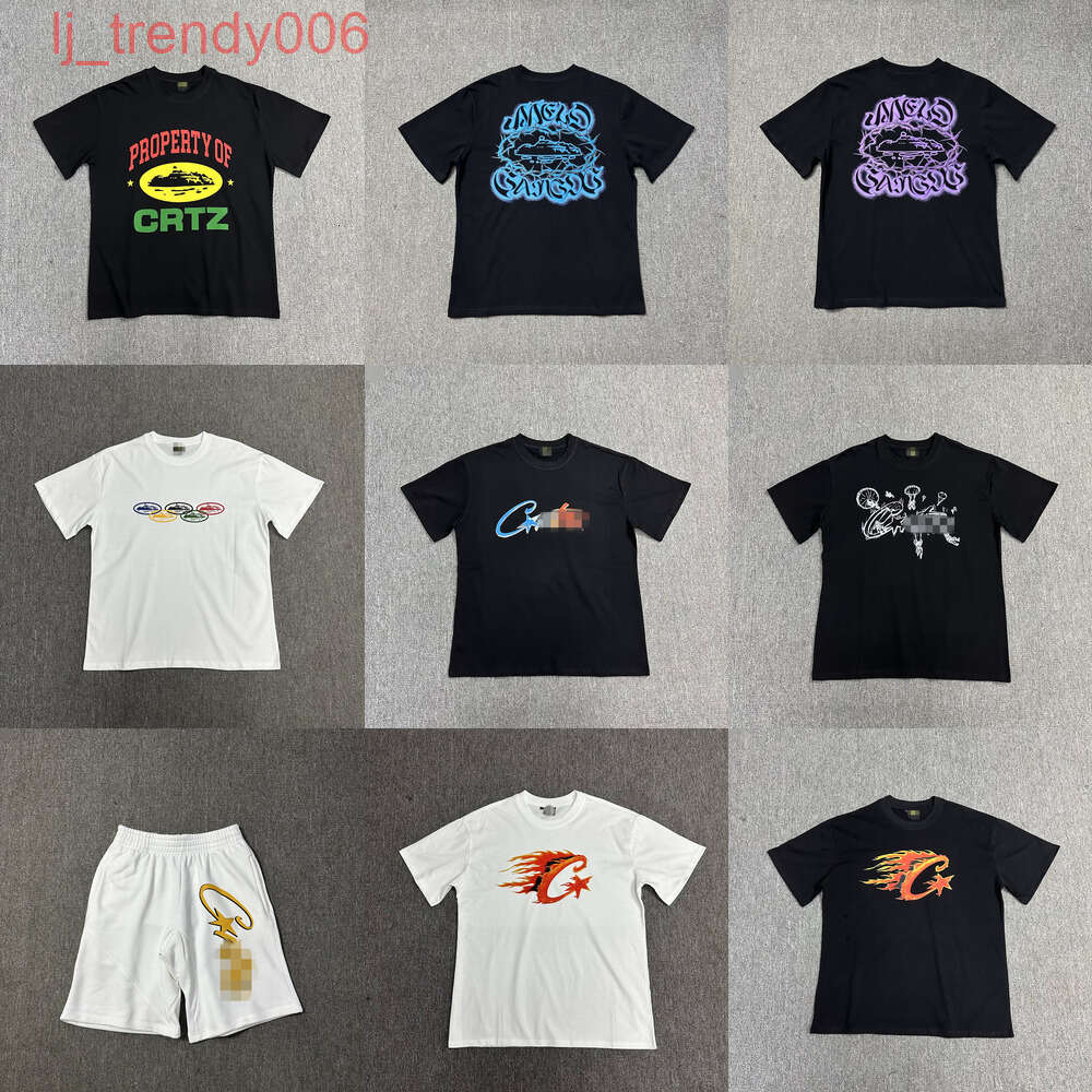 T-shirts masculins Cargos Devil Letters imprimé Y2k High Street New Devils Island Cargos imprime