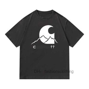 Heren T Shirts Carhart Letter Druk T-shirt T-shirt T-shirt Men Woman Casual Alphabet Print Doodle T-shirts 8W1B YXW1 1 DAW1