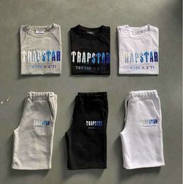 Heren t-shirts kostuum Trapstar t-shirt dcontract pour hommes vtements de sport klassiek ontwerp manches courts short en peluche 6611ess