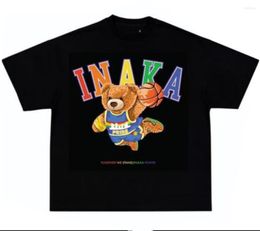 Camisetas para hombres Cotton Inaka Power IP Camiseta Men Daily Diseño Premium Camisa de inyección de tinta digital Hip Hop Hop Streetwear Sport Top