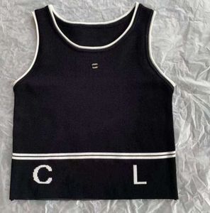 T-shirts pour hommes Designer anagram-embroided women tanks camis cotton mélange débarquets deux lettres c.