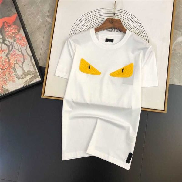 T-shirts pour hommes Designer tout nouvel été petit monstre Bouddha diable oeil broderie coupe ajustée à manches courtes T-shirt décontracté pour hommes femmes