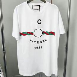 T-shirts pour hommes Vêtements de créateurs Célèbre Qualité pour hommes T-shirt Lettre Imprimer Col rond Manches courtes Noir Blanc Mode Hommes Femmes T-shirts