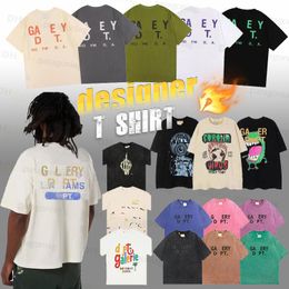 Hommes T-shirts Designer Mode Manches courtes Galeries Cotons Tees Lettres Imprimer Depts High Street Luxurys Femmes Loisirs Unisexe Tops Taille S ~ XL
