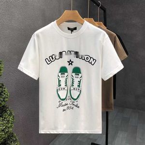 T-shirts pour hommes Designer à manches courtes 2023 Nouvelles chaussures personnalisées coréennes été T-shirt rond T-shirt t-shirt wear 10rc