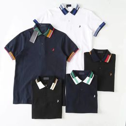 Polo para hombre, diseñador, camisa Fred, polo de negocios, logotipo bordado de lujo, camisetas para hombre, manga corta, talla superior S/M/L/XL/XXL