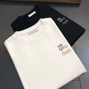 Heren T-shirts Designer T Loewees Borduurwerkmode topkwaliteit katoen met korte mouwen luxe streetwear t-shirts