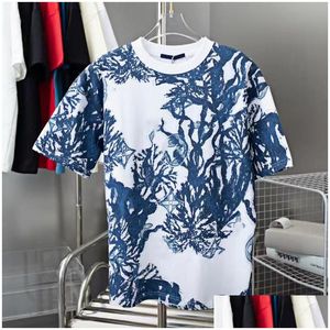 T-shirts pour hommes Designer T-shirt Casual Femmes Lettres 3D stéréoscopique imprimé à manches courtes Best-seller de luxe Hip Hop Vêtements Us Eu S Otumx