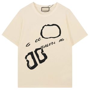 chemises de créateurs t-shirts de créateurs t-shirts pour hommes coton respirant mode tendance décontractée col rond été simple lettres imprimées pour les amoureux avec le même paragraphe 9A