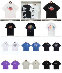 Camisetas para hombre Camiseta de diseñador Casual Cartas de lujo Impresión Camiseta Verano Manga corta Hip Hop Tops S-3XL