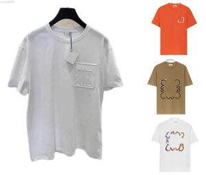 Mens T-shirts Designer Créateur tridimensionnel Relief à manches courtes à manches courtes pour hommes et femmes couples