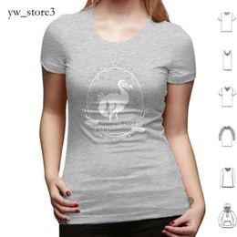 Heren T -shirts Dodo Versneden katoen (wit) shirt aangepaste ontwerpafdruk uitgestorven vogel dier ammoniet bloemframe silhouet 2861