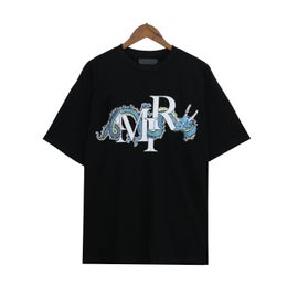 T-shirts pour hommes Dragon Year Tops T-shirt à manches courtes imprimées pour hommes et femmes