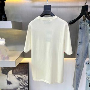 Heren t Shirts Europa Frankrijk Luxe Brief Grafische Afdrukken t-shirt Mode Mouw T-shirt Vrouwen Kleding Casual Katoen Tees