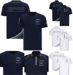 T-shirts pour hommes F1 Racing Team T-shirt Polo Formula 1 T-shirt Jersey 2024 Nouvelle saison F1 Vêtements Tops Été Séchage rapide Hommes Femmes T-shirts 57CN