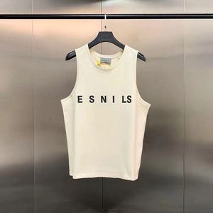 Heren Designer Vest T-shirt Mode Puur Katoen Hoge Kwaliteit Mouwloos Heren T-shirt Fitness Hardlopen Sport Zomer Losse Tank top