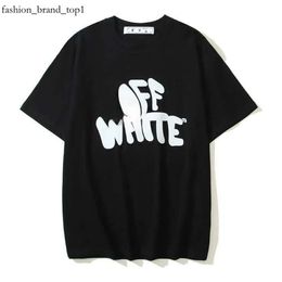 Camisetas para hombres Luxurys Offes Diseñador de ropa Camisas Mujeres Tops sueltas Hombre Casual Graffiti SweShirtoff White Summer Off Camisetas 5489