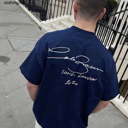 Camisetas para hombre Frog drift Fashion Streetwear CB Cole Buxton Ropa de café de algodón suelta de gran tamaño camiseta tops para hombres Ropa T240117