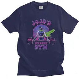 Camisetas para hombres Camiseta de algodón de manga corta de jótaro retro jótaro