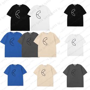 Camisetas para hombre Camisetas gráficas para mujer Ropa de diseñador Pecho Patrón clásico Decoración Moda Casual Cuello redondo Manga corta Camiseta de algodón