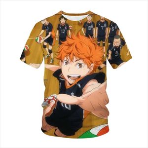 Heren t-shirts Haikyuu Anime Kleding Shirt voor Mannen Camisetas Manga Ropa Hombre Streetwear Tee Camisa Masculina Verano Koszulki Chemis