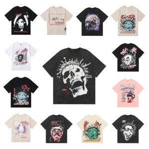 Mens T-shirts Haruku Shirt Hommes Hip Hop Graphic Imprimer surdimensionné de coton Tshirt Punk Punk Streetwear Streetwear Streetwear Toies décontractées