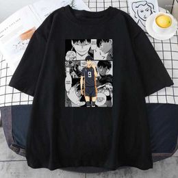 Hommes T-shirts Kageyama Tobio Haikyuu Anime Chemise Hommes Été Femmes Mode Coton T-shirt Enfants Hip Hop Haut Pour Garçon T-shirts Fille Camiseta Hombre