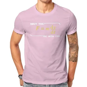 Heren T-shirts Wiskundige Vergelijking Voor Mannen Katoen Cool T-shirt Ronde Hals Wetenschap Tees Korte Mouw Kleding Cadeau Idee