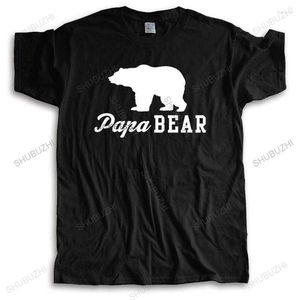 Heren T-shirts Heren luxe shirt Papa Bear Grappig T-shirt Papa Vader Grootvader Verjaardagscadeau Fashion Tee met gezegden