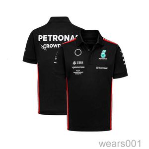 Heren T-shirts Mercedes-Aaggmm Petronas F1 Team Polo T-shirts Lewis Hamilton Valtteri Bottas Formule 1 Autoresmes TE69