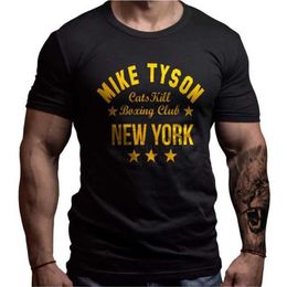 T-shirts pour hommes T-shirt de design personnalisé de boxe Mike Tyson.Coton d'été O-Neck à manches courtes pour hommes à manches courtes nouvelles S-3xl J230602