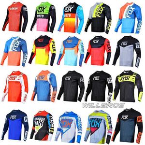 Heren t-shirts mx jersey delicate vox mtb dh downhill fiets t-shirt motorcross off-road fietsen atv utv motorfiets moto kleding voor mannen