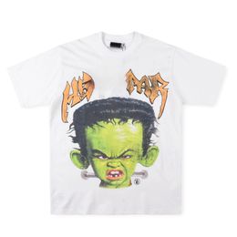 Camisetas para hombre nueva moda Camisetas para hombre Mujer 50 estilos color Hellstar Studios Camiseta verde para niños Imprimir Hombres Casual manga corta Street rap Top