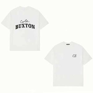T-shirts pour hommes surdimensionnés Cole Buxton Tshirts Letter Slogan Patch brodé T-shirt CB surdimensionné CB surdimensionné pour hommes T230921