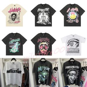 T-shirts pour hommes Plus chemise Rappeur lavé gris Heavy Craft hauts à manches courtes High Street rétro star de la mode